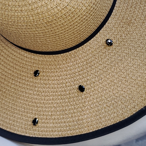 Juicy Couture ❤️NWT❤️ Wide Brimmed Jeweled Hat!❤️❤️❤️ - Picture 7 of 13